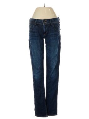 Hudson Jeans Dark Indigo Straight-Leg Women's Jeans